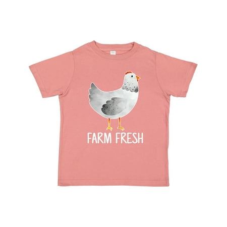 

Inktastic Farming Chicken Farm Fresh Gift Toddler Boy or Toddler Girl T-Shirt