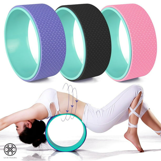 Luxtrada Yoga Wheel for Stretching/Support for Yoga Poses & Backbends ...