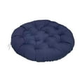 thumbnail image 3 of Bothyi Padded Seat Cushion Egg Chair Cushion Diameter 40cm for Bedroom Porch Garden Dark Blue, 3 of 8