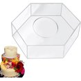 thumbnail image 1 of LAICAIW Acrylic Cake Stand, Acrylic Fillable Cake Stand Cake Riser Cake Tier Decorative Cake Display Stand, Clear Cupcake Stand Cake Holder, Dessert Bakery Stand Rack, Clear Floating Cake Stand, 1 of 7