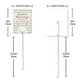 thumbnail image 5 of Eveokoki Easter Yard Signs Decorations Outdoor Easter Blessings Bunny Yard Stake Signs Easter Lawn Décor for Easter Hunt Game, Party Supplies DÈcor, Easter Props 17.6", 5 of 5
