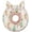 Pink, variant on Touchcat ® 'Ringlet' Licking and Scratching Adjustable Pillow Cat Neck Protector