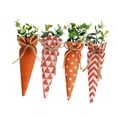 thumbnail image 5 of Sharprepublic 4 Pieces Cloth Easter Carrots Fake Carrots for Spring Farmhouse Home Kitchen, 5 of 8