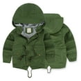 thumbnail image 5 of Esaierr 3-10 Years Old Boys Girls Hooded down Jacket Coats for Baby Toddler,Thin Section Hoodie Winter Coats Jacket,Long Sleeved Zipper Button Cardigan Jacket Tops, 5 of 5