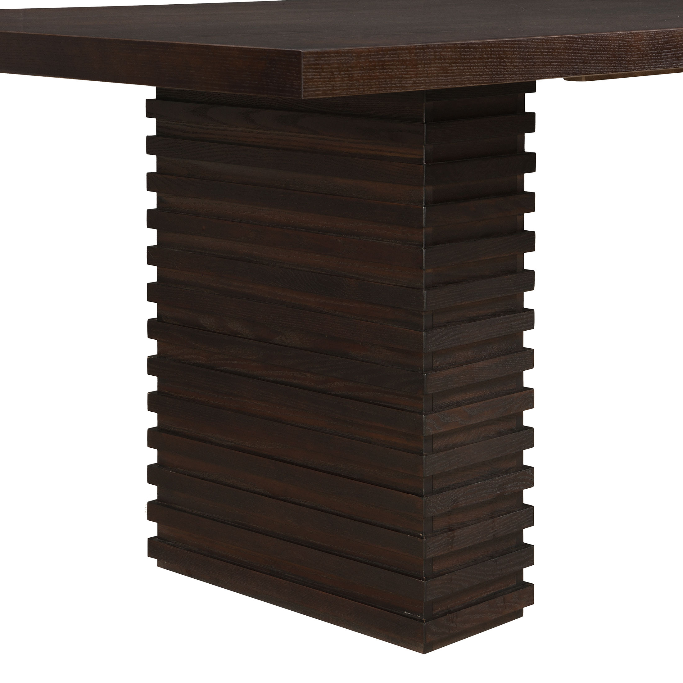 Christopher Knight Home 9-Piece Modern Dining Set, 95" Wood Table with Upholstered Chairs, Espresso+Beige