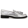 thumbnail image 2 of Franco Sarto Women's Lucia Slip On Loafer Sliver Smooth 8.5M, 2 of 5