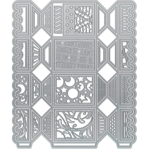 Tonic Studios Verso Dimensions Dies 41/PkgDecoEdged Square Cracker