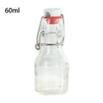 thumbnail image 1 of Bouteilles en Verre à Couvercle Basculant avec Bouchons en Silicone Réutilisables pour Boissons Maison et Rangement de Pique-Nique Extérieur, 1 of 4