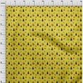 thumbnail image 3 of oneOone Cotton Flex Yellow Fabric Merry Christmas Fabric For Sewing Printed Craft Fabric By The Yard 40 Inch Wide-T3Z, 3 of 4