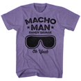 thumbnail image 1 of Macho Man Icônes Oh Yeah T-Shirt à Manches Courtes pour Adulte, 1 of 2
