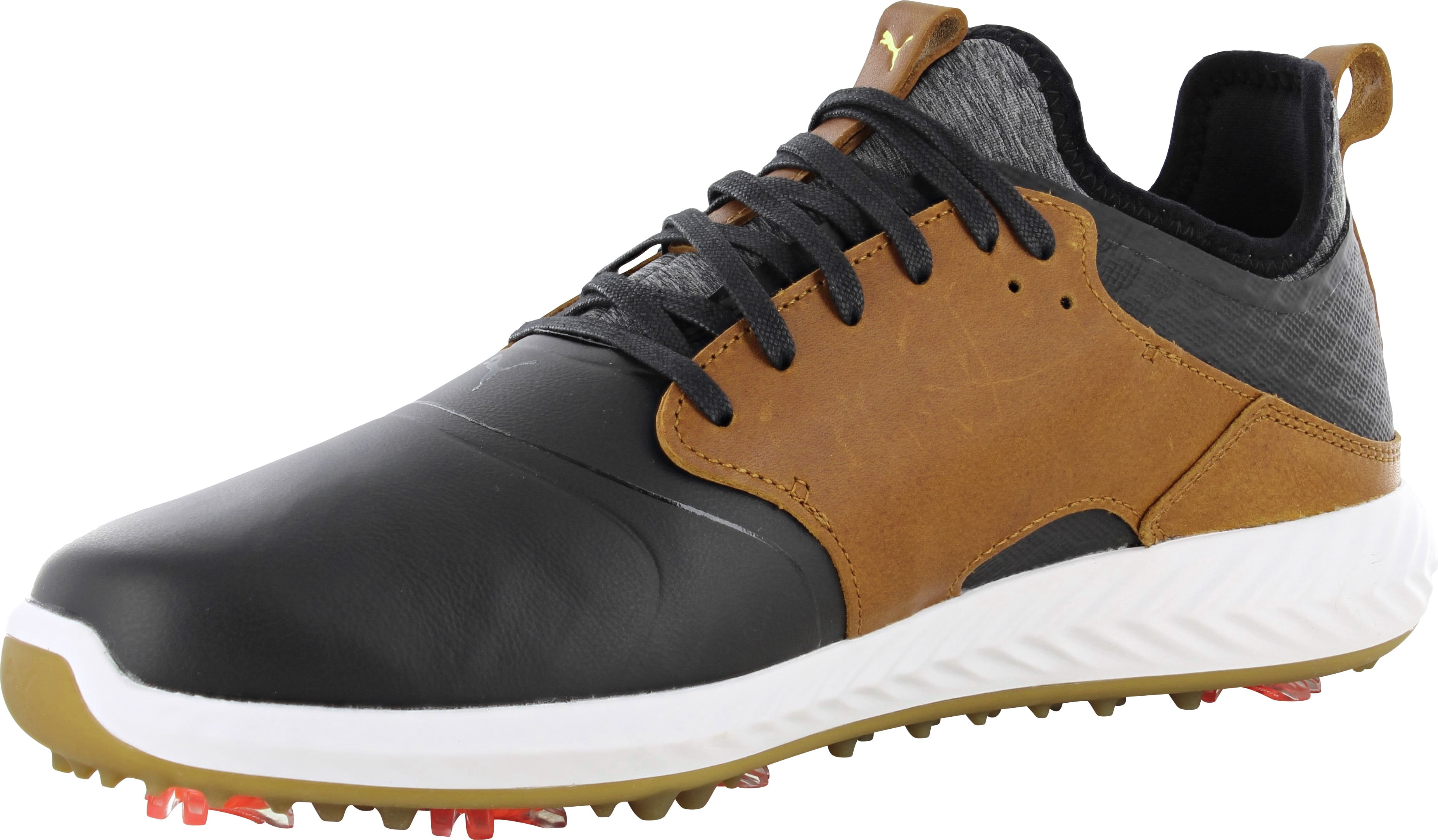 NEW Mens Puma Ignite PWRADAPT Caged Crafted Golf Shoes Black