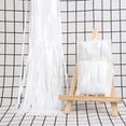 thumbnail image 3 of Tineasur White Tassel Table Skirt, Decorative Tablecloth Skirt for Party, Wedding, Event, 1 Piece, 3 of 8