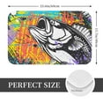 thumbnail image 2 of Susaid Fishing Bass Print Doormat,Porch Decor,Housewarming Decor Gift Doormat,Funny Flannel Floor Mat,Funny Doormat 24x16 Inch, 2 of 7