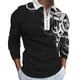 thumbnail image 1 of Playeras Básicas Para Hombre, Camiseta Informal De Otoño Con Estampado De Colores Y Cuello Vuelto, Camiseta De Manga Larga, 1 of 8