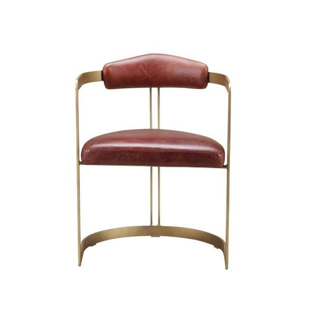 Moes Home Collection PK-1067-01 28,5 x 20,5 x 21 Po Chaise de Salle à Manger à Dossier Rabattable