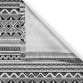 thumbnail image 4 of Ambesonne Ethnic Window Valance, Geometric Black White, 54" X 18", Black White, 4 of 5