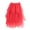 Red, variant on Women's Long Irregular Tulle A-line Elastic High Waist Puffy Skirt Black L