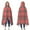 Red Black White, variant on Wearable Blanket,Orange Yellow Checkerboard Checkered Pattern Hooded Wearable Flannel Blanket for Adults & Teens,Winter Poncho Shawl Wrap Cape Cozy Anti-Pill,60"x80"