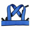 thumbnail image 2 of Wheelchair Harness for Adults Elderly, Adjustable Wheelchair Seat Belt Torso Support Vest, Blue Wheelchair Seatbelt Restraint Straps for Patient Care, Solid Nylon Straps Breathable Mesh, 2 of 9