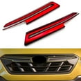ZHIMAO For XV 20212023 red Front Bumper Center Hood Grill Strip Trim