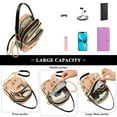 thumbnail image 5 of FORMRS Crossbody Bag for Women Quilted Travel Shoulder Cell Phone Purse with Chain Strap Handbag, Christmas Santa, 5 of 7