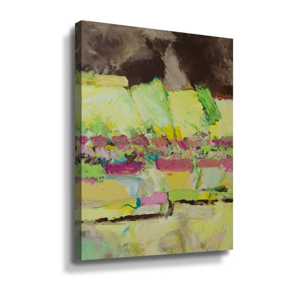 Artwall Storm over Bay City, Gallery Wrapped Canvas by Allan Friedlander