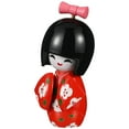 thumbnail image 4 of Muñeca japonesa Muñeca kimono japonesa Muñecas de madera Decoraciones japonesas Manualidades para el hogar Regalos japoneses, 4 of 7