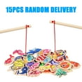thumbnail image 2 of Magnetic Fishing Game for Kids - Bath Pool Toys Set for Water Table Learning Education Fishin for Bathtub Fun with Squeak Rubber Animal  Poles Fish Rod for Kids, 2 of 7