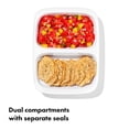 thumbnail image 3 of Recipiente OXO Prep and Go dividido de 2 tazas, azul océano, 3 of 8