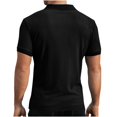 thumbnail image 4 of Birdeem Chemises pour Hommes Chemise Décontractée Ample et Fine à Col Rabattu Couleur Unie, 4 of 10