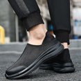 thumbnail image 5 of Men Breathable Athletic Fly Weave Slip On Walking Shoes Running Walking Trainers, 5 of 5
