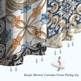 thumbnail image 6 of Multicolor Ethnic Geometric Patchwork Pattern Shower Curtain 84"x72" ,Bathroom Decorative Shower Curtains Set with 12 Hooks,Modern Waterproof Washable Shower Curtain, 6 of 6
