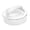 White, variant on mdesiwst Round Burger Press Patty Maker with Non-Stick Plunger Reusable Even Thickness Burger Shaping Press for Beef Chicken Veggie Patties Essential BBQ Meal Prep Tool
