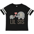 thumbnail image 3 of Inktastic Little Sister Elephant Girls Toddler T-Shirt, 3 of 5