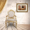 thumbnail image 3 of Mahan, Kathy 32x23 Gold Ornate Wood Framed with Double Matting Museum Art Print Titled - Weathered Wall I, 3 of 4