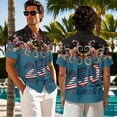 thumbnail image 3 of Psesaysky USA Couple Shirt and Midi Dress Summer 250 Years of Liberty Sleeveless Tank Sundress for Women or Mens Short Sleeve Buttons Shirts Couples Matching Outfit 1776-2026-M, 3 of 7