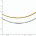 thumbnail image 2 of Leslie's Collier Omega Réversible en Or Blanc 14K avec Rhodium (Poids : 9.17 Grammes, Longueur : 16 Pouces), 2 of 2