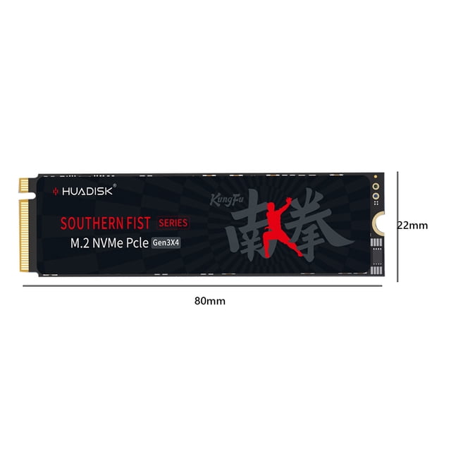 Unidad de estado sólido interna de disco duro SSD M.2 NVMe PCIe3.0 2280 para computadora portátil (128 GB)