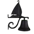 thumbnail image 1 of Cast Bell With Satin Black Sailboat Ornament, 1 of 1