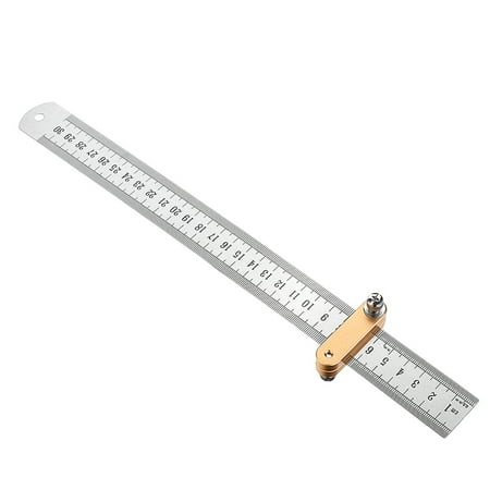 Parallel Line Scribe Ruler 300mm Precision Marking Positioning ...