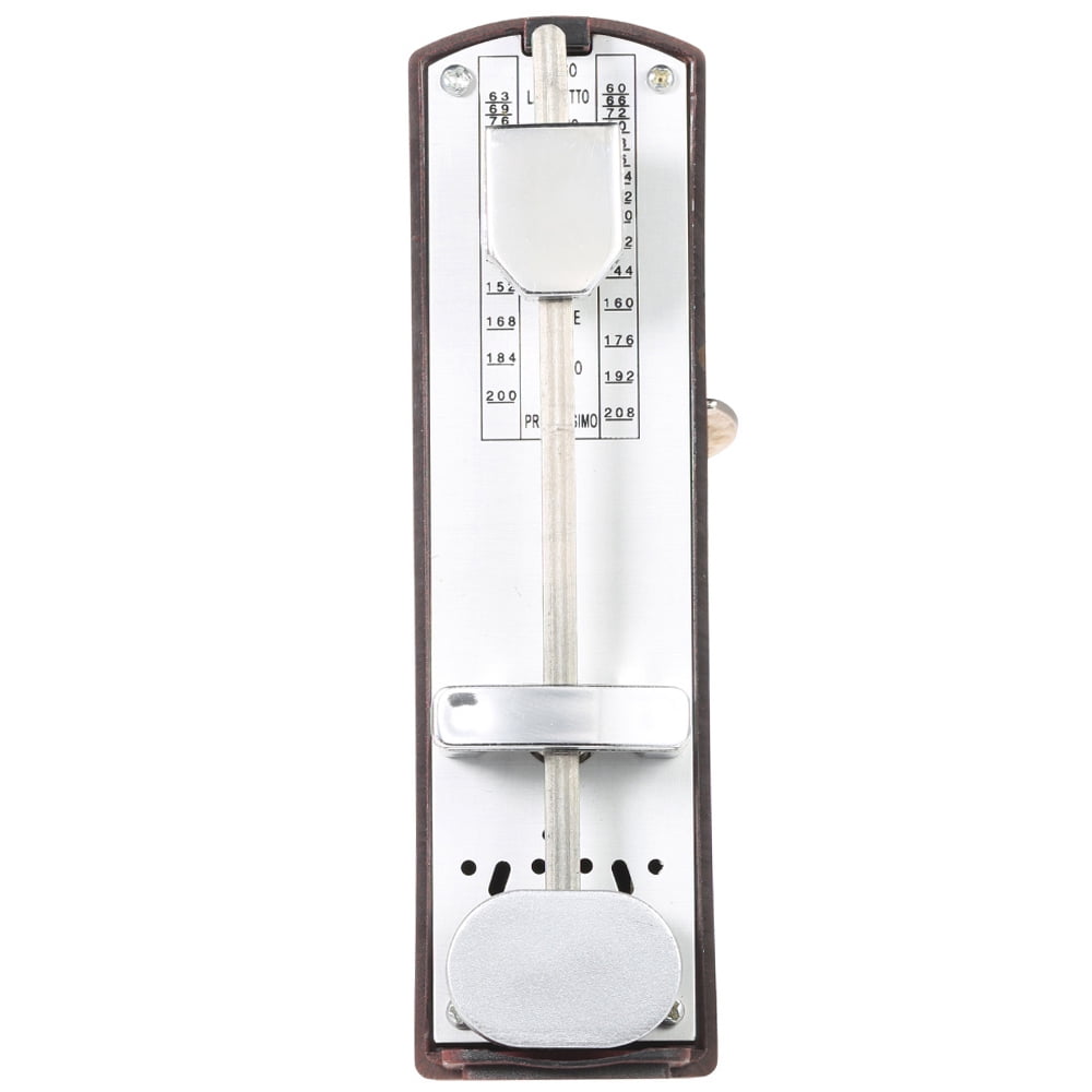 Portable Mechanical Metronome, Universal Instrument for Piano Guitar Violin Ukulele Chinese Zither, 11cm Height