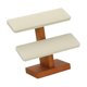 thumbnail image 4 of Soporte de madera para pulseras y brazaletes, ideal para guardar joyas, accesorios de tocador y transmisiones en vivo. Beige, 4 of 9