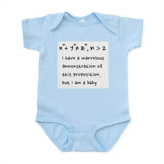 CafePress - Baby Fermat Infant Bodysuit - Baby Light Bodysuit, Size Newborn - 24 Months