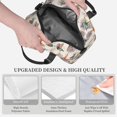 thumbnail image 3 of Disketp Flying Butterflies-1 Lonchera Térmica para Mujer y Hombre, Bolsa de Almuerzo Reutilizable e Impermeable para Trabajo, Viajes y Picnic, 3 of 7