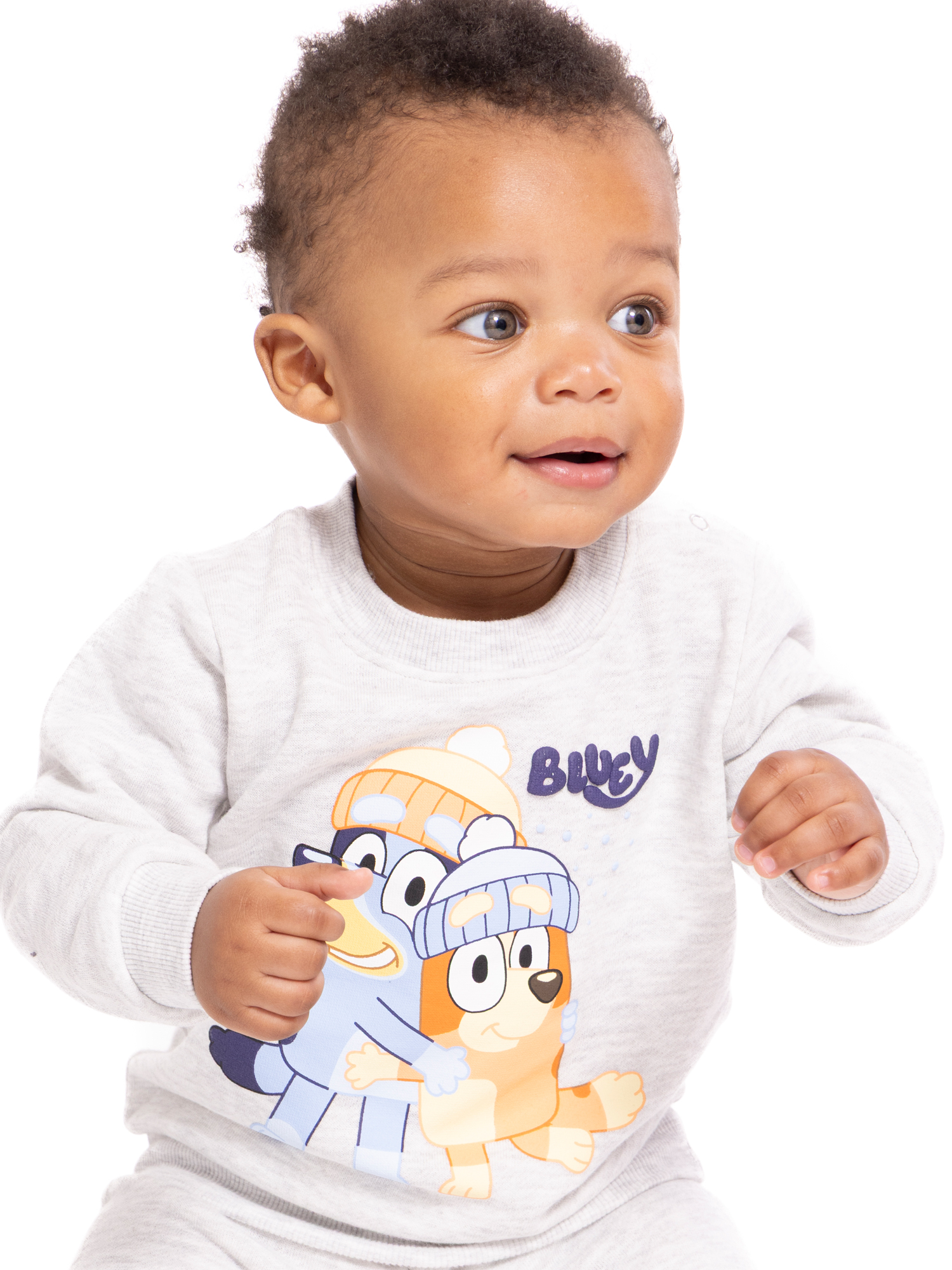 Bluey Baby Boys or Girls Crewneck Sweatshirt and Joggers Set, 2-Piece, Sizes 0/3M-24M