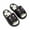 black, variant on Women’s Cute Cat Slide Sandals, Open Toe Flat Indoor Outdoor Slippers
