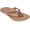Pink Copper/Sahara Full Grain Leather, variant on Women's OluKai Honu Flip Flop Tapa/Golden Sand Full Grain Leather 11 M
