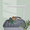 thumbnail image 4 of TIELUTT Circulating Water Bath Parrot Bathtub Bird Bath Automatic Bird Cage Shower Easy Clean Parrot Water Circulation Bath for and African Grey Birds Bath, 4 of 4