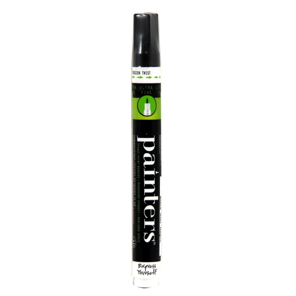 Elmer's Painters Opaque Paint Marker, UltraFine, Black