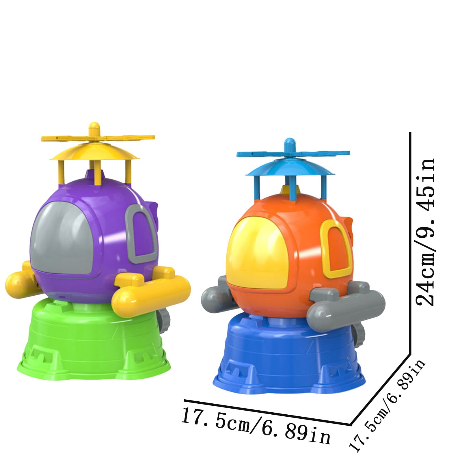 Outdoor Sprinkler Water Play Toy for Kids, Lifting Helicopter Water Spray Toy for Backyard Lawn Swimming Pool, Summer Carnival Water Game Toys for Boys Girls